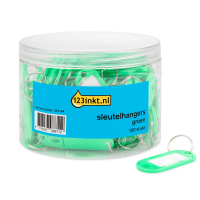 123inkt 123encre porte-clés (100 pièces) - vert  301104