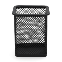 123encre porte-stylo carré en maille - noir 303084