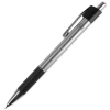 123inkt 123encre portemine 0,5 mm avec grip en caoutchouc - argent 152042C 77505C 892276C P205-AC 300358