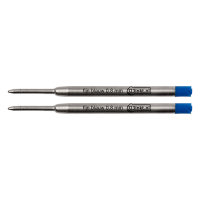 123inkt 123encre recharge de stylo à bille fin (2 pièces) - bleu 19503682C 1950368C 300854