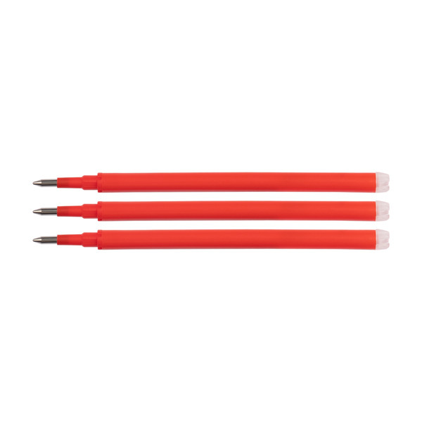 123inkt 123encre recharge pour stylo à bille effaçable (3 pièces) - rouge 5356063C 300987 - 1