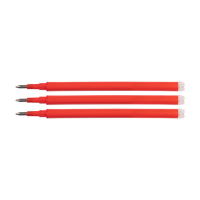123inkt 123encre recharge pour stylo à bille effaçable (3 pièces) - rouge 5356063C 300987