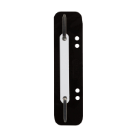 123inkt 123encre relieurs à lamelles 6 et 8 cm avec perforation (100 pièces) - noir  301550