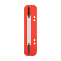 123inkt 123encre relieurs à lamelles 6 et 8 cm avec perforation (100 pièces) - rouge  301545