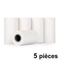 123encre rouleau TPE 57x30x12 thermique (5 pièces) - blanc 303650
