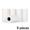 123encre rouleau TPE 57x30x12 thermique (5 pièces) - blanc