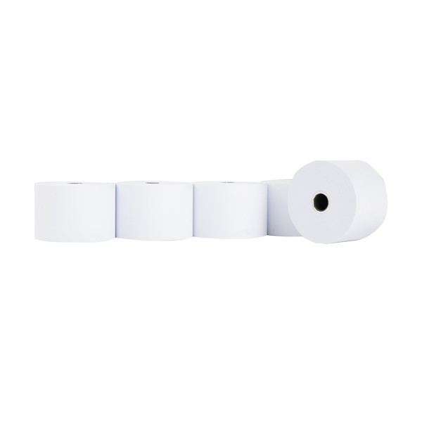 123encre rouleau de caisse enregistreuse 44x70x12 mm sans bois (5 pièces) - blanc 302692 - 1