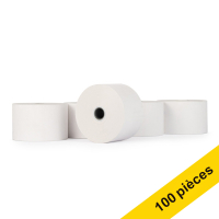 123inkt 123encre rouleau de caisse enregistreuse 44x70x12 thermo (100 pièces) - blanc  300312