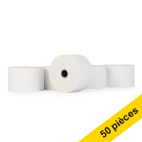 123inkt 123encre rouleau de caisse enregistreuse 44x70x12 thermo (50 pièces) - blanc  300311