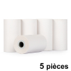 123inkt 123encre rouleau de caisse enregistreuse 57x30x8 thermo blanc (5 pièces)  300334