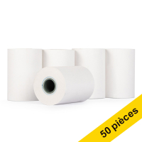 123inkt 123encre rouleau de caisse enregistreuse 57x40x12 thermo (100 pièces) - blanc  300318