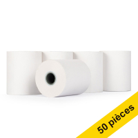 123inkt 123encre rouleau de caisse enregistreuse 57x47x12 thermo (50 pièces) - blanc  300320