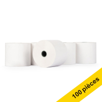123inkt 123encre rouleau de caisse enregistreuse 57x65x12 thermo (100 pièces) - blanc  300324
