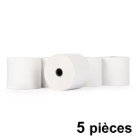123inkt 123encre rouleau de caisse enregistreuse 57x65x12 thermo (5 pièces) - blanc K6014C 300322