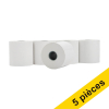123encre rouleau de caisse enregistreuse 60x80x40 thermo (5 pièces) - blanc 302112 - 1