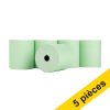 123encre rouleau de caisse enregistreuse 80x80x12 mm thermo (5 pièces) - vert