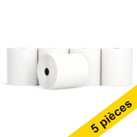 123encre rouleau de caisse thermique 80x80x12 48 g/m² (5 pièces)