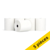 123encre rouleau de caisse thermique 80x80x12 48 g/m² (5 pièces) 303620 - 1