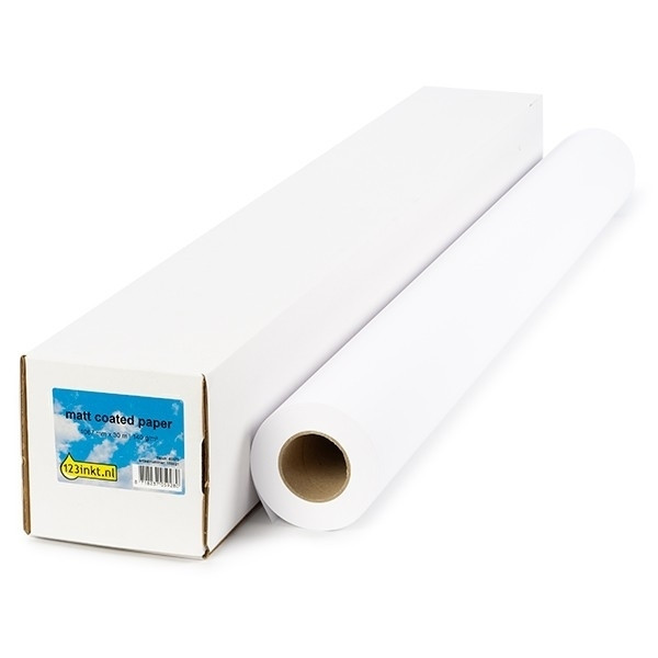 123inkt 123encre rouleau de papier couché mat 1067 mm (42 pouces) x 30 m (140 g/m²) 8946A006C 155077 - 1