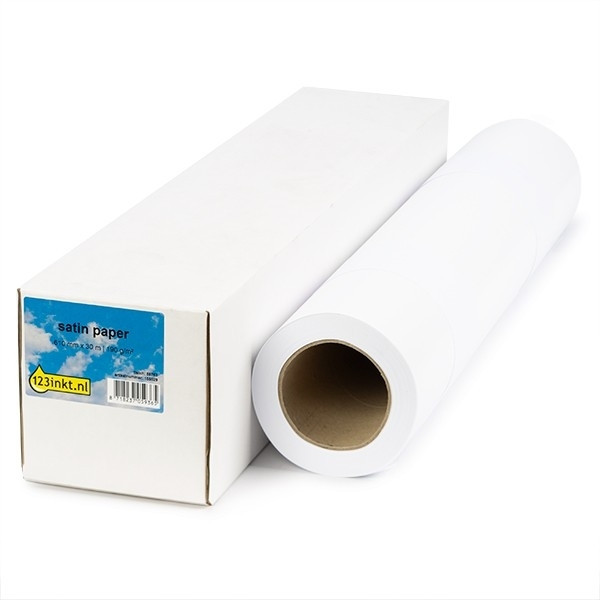 123inkt 123encre rouleau de papier satiné 610 mm (24 pouces) x 30 m (190 g/m²) 6059B002C 6061B002C 155057 - 1