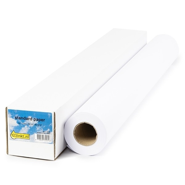 123inkt 123encre rouleau de papier standard 841 mm (33 pouces) x 50 m (90 g/m²) C13S045279C Q1444AC 155089 - 1