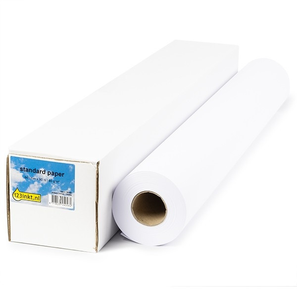 123encre rouleau de papier standard 841 mm x 90 m (80 g/m2) 155002 - 1
