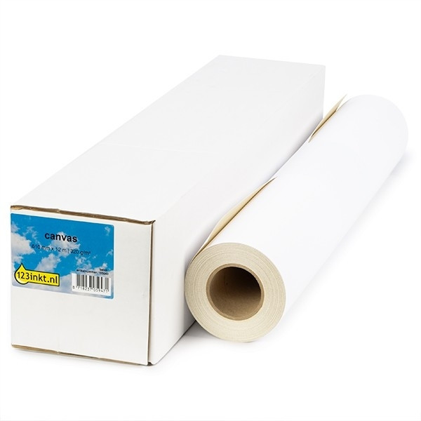 123inkt 123encre rouleau de toile canvas 610 mm x 12 m (320 g/m²) 5000B002C 155047 - 1