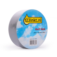 123inkt 123encre ruban à conduits 50 mm x 50 m - argent 1669214C 1669268C 190050SC 2505135C 4818NRC 300350