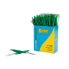 123inkt 123encre stylo à bille médium avec bouton-poussoir (50 pièces) - vert 1199190124C 302075 - 2
