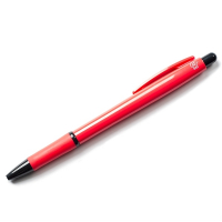 123inkt 123encre stylo à bille sans impression (par pièce) - rouge S0957050C 400095