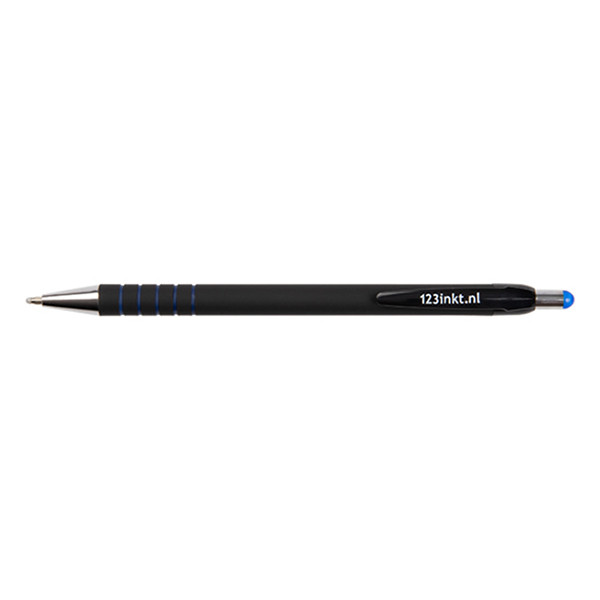 123inkt 123encre stylo à bille ultra smooth (1 mm) - bleu S0190433C 301665 - 1