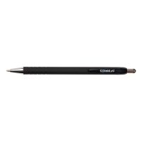 123inkt 123encre stylo à bille ultra smooth (1 mm) - noir S0190393C 301667