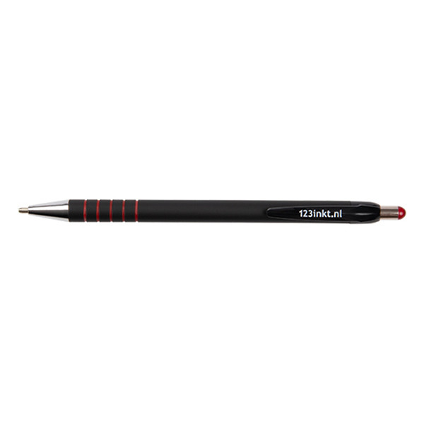123inkt 123encre stylo à bille ultra smooth (1 mm) - rouge S0190413C 301669 - 1