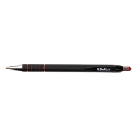 123inkt 123encre stylo à bille ultra smooth (1 mm) - rouge S0190413C 301669