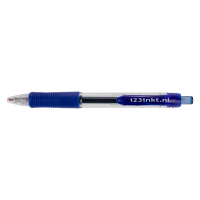 123inkt 123encre stylo à encre gel - bleu 2108213C 4-2185003C 950442C S-101103C 301163