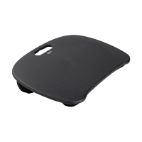 123encre support pour ordinateur portable avec coussin de genoux - noir 302729