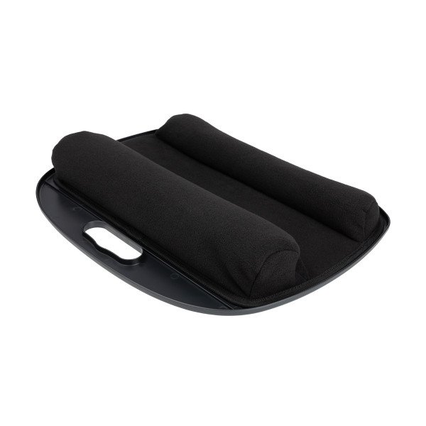 123encre support pour ordinateur portable avec coussin de genoux - noir 302729 - 2