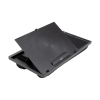 123encre support pour ordinateur portable réglable avec coussin de genoux et tapis de souris - noir 302727 - 2
