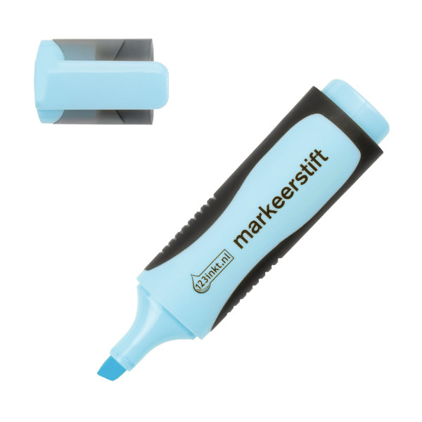 123inkt 123encre surligneur - bleu pastel 70-113C 300355 - 1