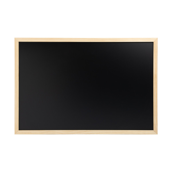 123inkt 123encre tableau noir magnétique avec cadre en bois (40 x 60 cm) 2524070C 302169 - 1