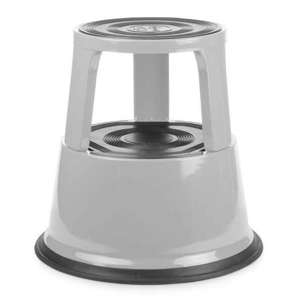 123encre tabouret mobile en métal - gris 300413 - 1