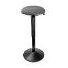 123inkt 123encre tabouret rond ergonomique avec ressort à gaz (57 cm - 82 cm) - noir  390050 - 1