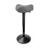 123inkt 123encre tabouret triangulaire ergonomique avec ressort à gaz (58 cm - 83 cm) - noir 65450089C 390046 - 1