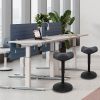 123inkt 123encre tabouret triangulaire ergonomique avec ressort à gaz (58 cm - 83 cm) - noir 65450089C 390046 - 6
