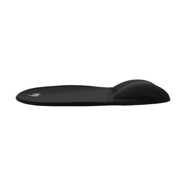123inkt 123encre tapis de souris en mousse à mémoire avec repose-poignet - noir 9176501C 301036 - 3