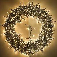 123inkt 123led éclairage cluster micro-ampoules 33 mètres 1500 ampoules - blanc extra chaud & blanc chaud  LDR07136