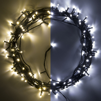 123inkt 123led éclairage de Noël 12 mètres 120 ampoules - blanc froid & blanc chaud  LDR07017