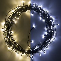 123inkt 123led éclairage de Noël 16,4 mètres 180 ampoules - blanc froid & blanc chaud  LDR07018