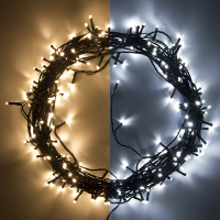 123inkt 123led éclairage de Noël 21 mètres 240 ampoules - blanc froid & blanc chaud  LDR07019