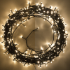 123led éclairage de Noël 27 mètres 320 ampoules - blanc extra chaud & blanc chaud